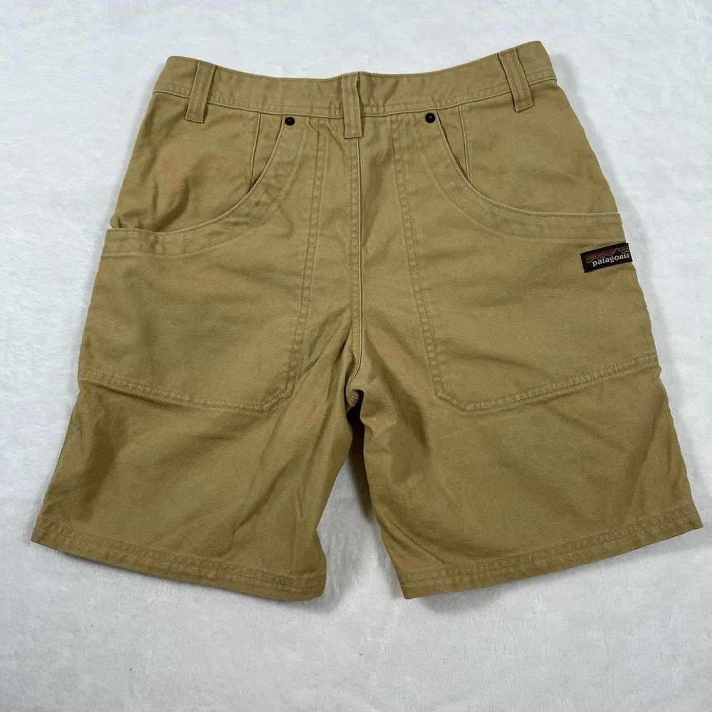Patagonia Worn Wear All Season Hemp Canvas Highrise Shorts Women Size‎ 6 Brown